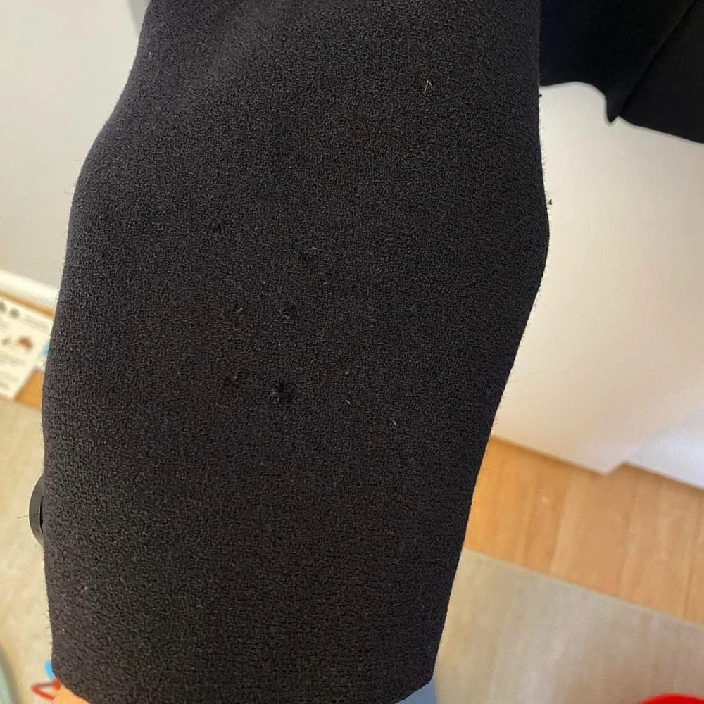 CHRISTIAN DIOR Vintage Navy Double Breasted Wool Blazer